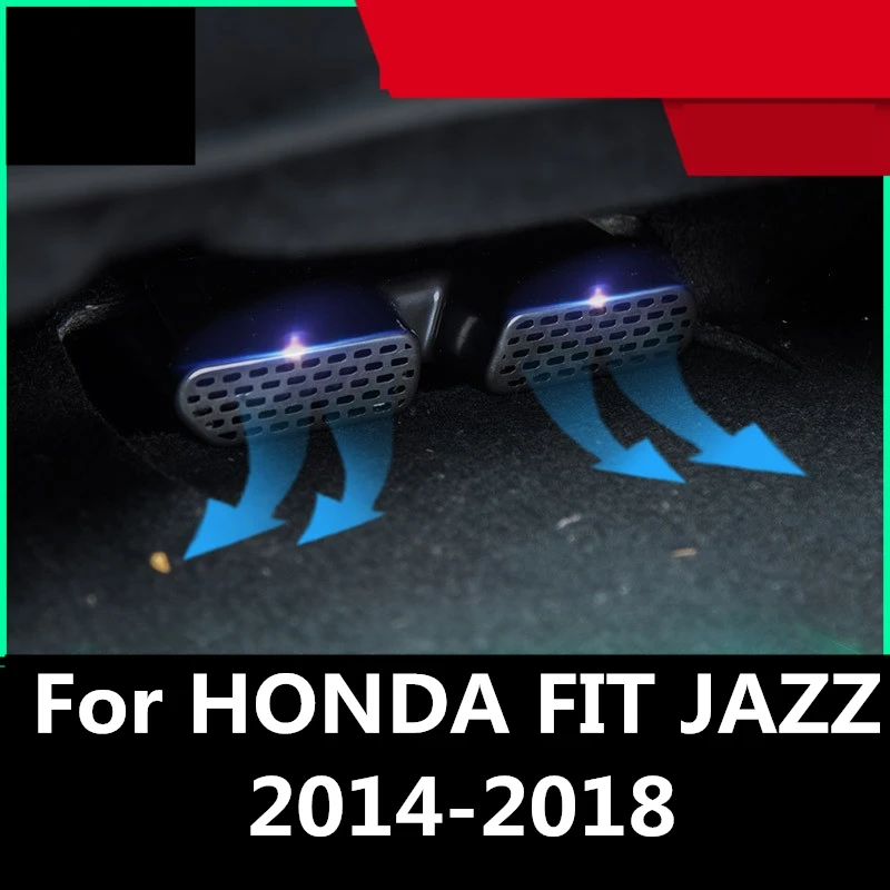 

For HONDA FIT JAZZ 2014-2018 Under Seat Air Vent Outlet Conditioning Protective Cover Interior decoration Auto Accessories