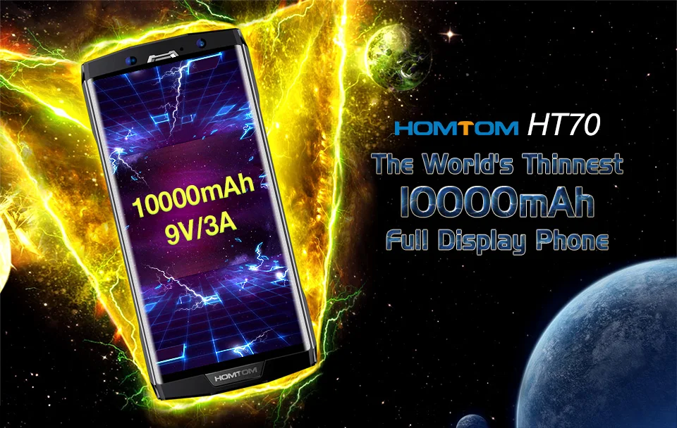 HOMTOM HT70 6 0 &quotHD + 18:9 Экран мобильного телефона MTK6750T Octa Core 4 г Оперативная память 64
