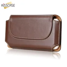 Kisscase cinto caso de telefone para xiaomi mi9 casos redmi nota 5 saco caso de telefone para o iphone x 8 7 6s plus capa de couro para samsung(China)