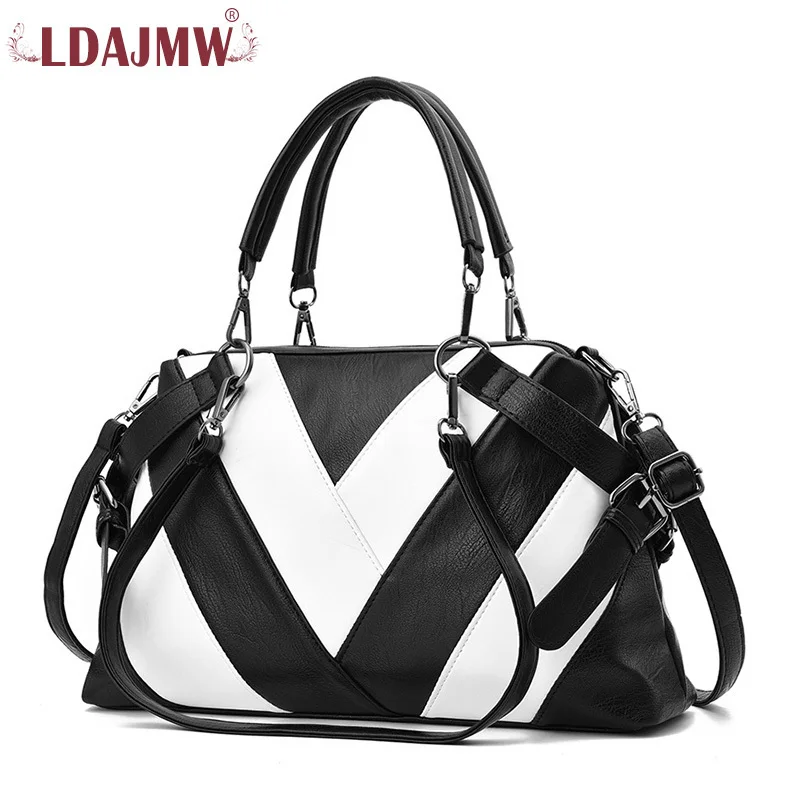 Ldajmw Мода Tote плеча Курьерские Сумки из искусственной кожи Для женщин сумка женские офисные Сумки