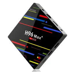 H96 Max плюс 4 GB Оперативная память 64 Гб Встроенная память Smart ТВ коробка RK3328 Android 8,1 телеприставки USB3.0 5G Поддержка wi-fi HD Netflix 4 K Youtube