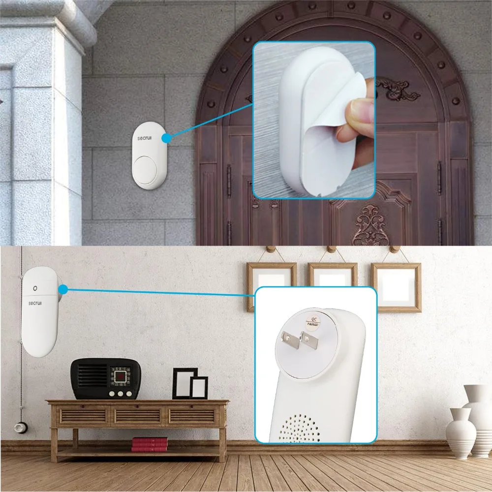 

M518 Multi-functional Doorbell Button Wireless SOS Emergency Button 433MHz Alarm Accessories For Home Alarm System