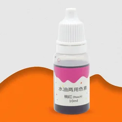 Vibrant 10ml Handmade Soap Dye Pigments - Safe & Non - Toxic Liquid Colorant (Peach Red)