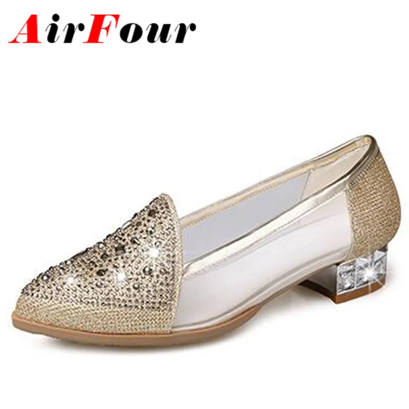 

ENMAYER Special fabrics hot drilling and Gauze beautiful flats slip-on basic shoes for ladies gold silver solid women flats