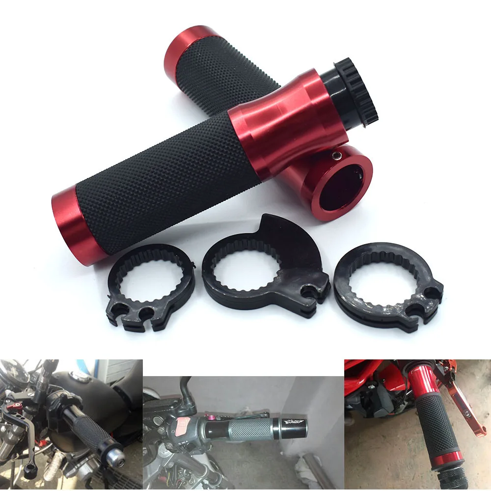 

for 7/8'' Motorcycle Handle Handlebar Grips CNC 22MM Universal For Yamaha FZ6 FAZER FZ6R FZ8 FZ1 FAZER XJ6 DIVERSION FZ-07