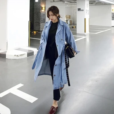 2018 Et Bleu Femininos Jeans Outwear Vintage Femmes Blusas Veste Lâche Zy4133 Automne Manteau Nouvelles Casacos Denim D'hiver nwnraxS