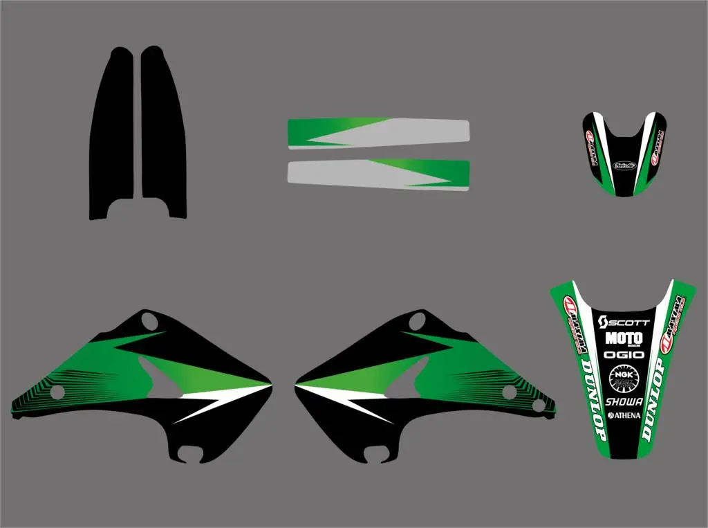 NICECNC наклейка для мотоцикла Kawasaki KX125 KX250 KX 125 250 2003 2004 2005 2006 2007 2008 2009 2010 2011 2012|Наклейки