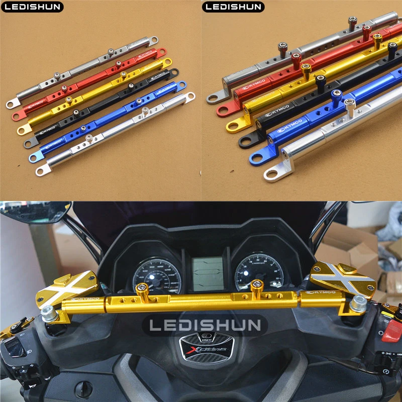 

For KYMCO XCITING 400 400i handle bar lever Damper Downtown 300 350 350i 300i K-XCT 300 Motorcycle balance lever Steering Damper