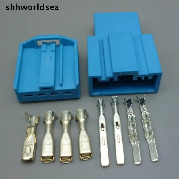 Shhworldsea 4 контактный гнездовой разъем автомобильный для динамика басов