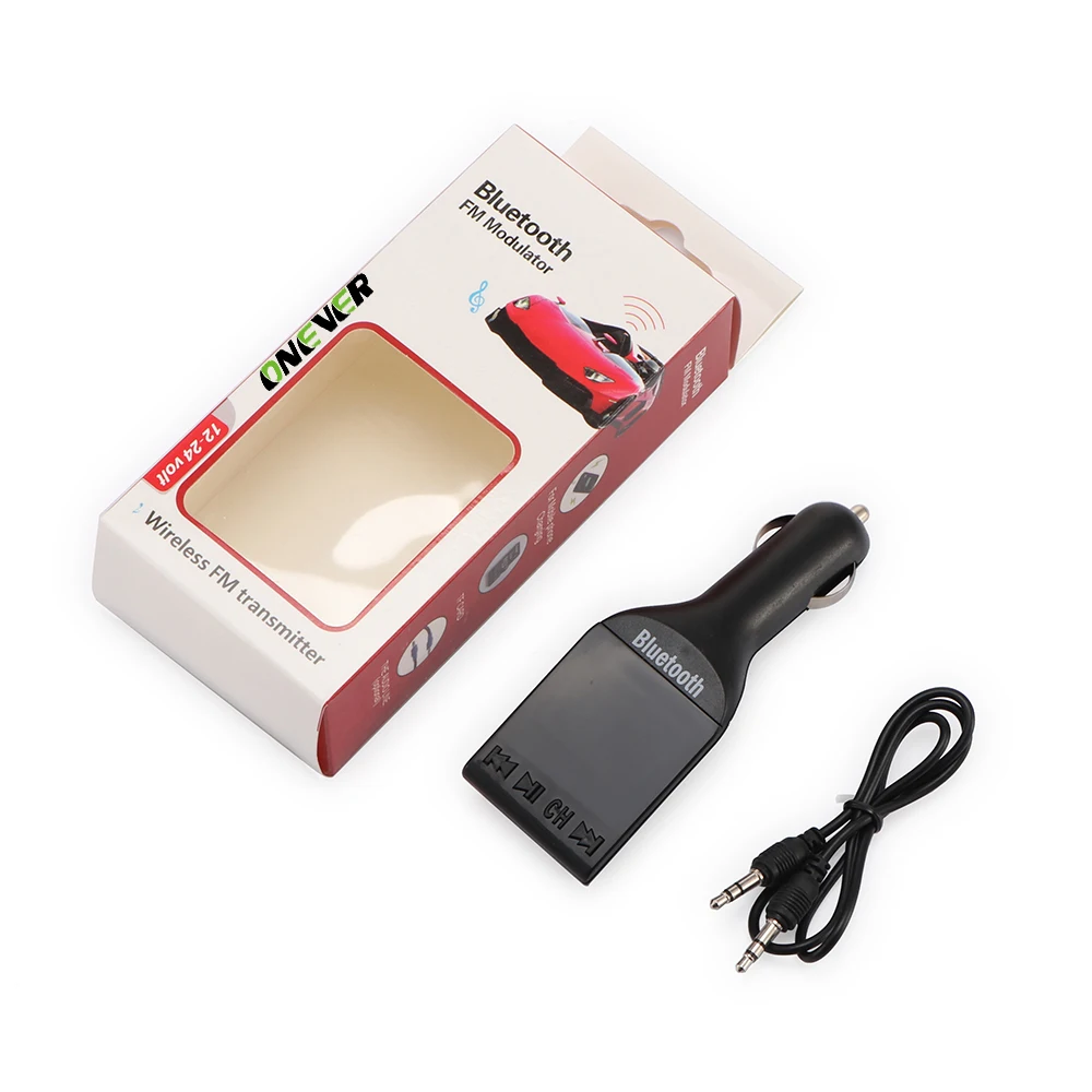 Onever Bluetooth автомобильный комплект MP3 плеер fm передатчик Handsfree беспроводной FM