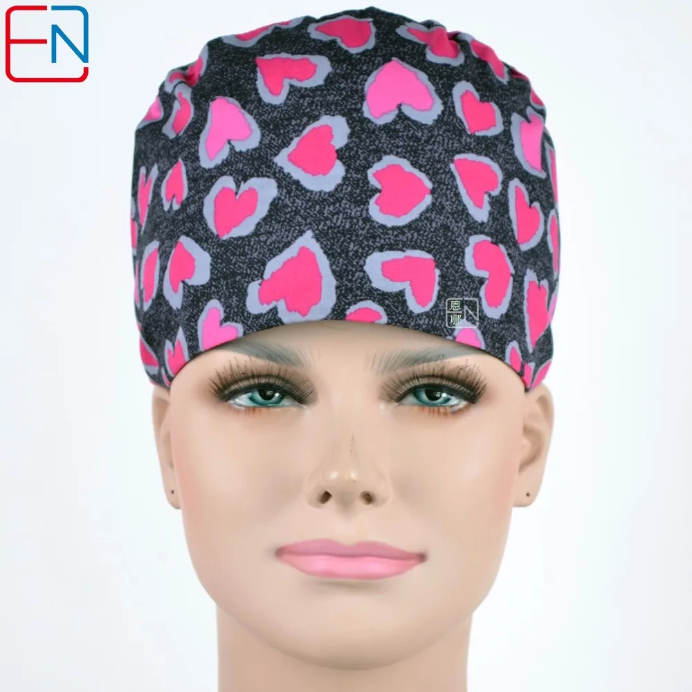 

surgical caps ingrey with love ,3 sizes in ,limited doctor caps,with sweatband,