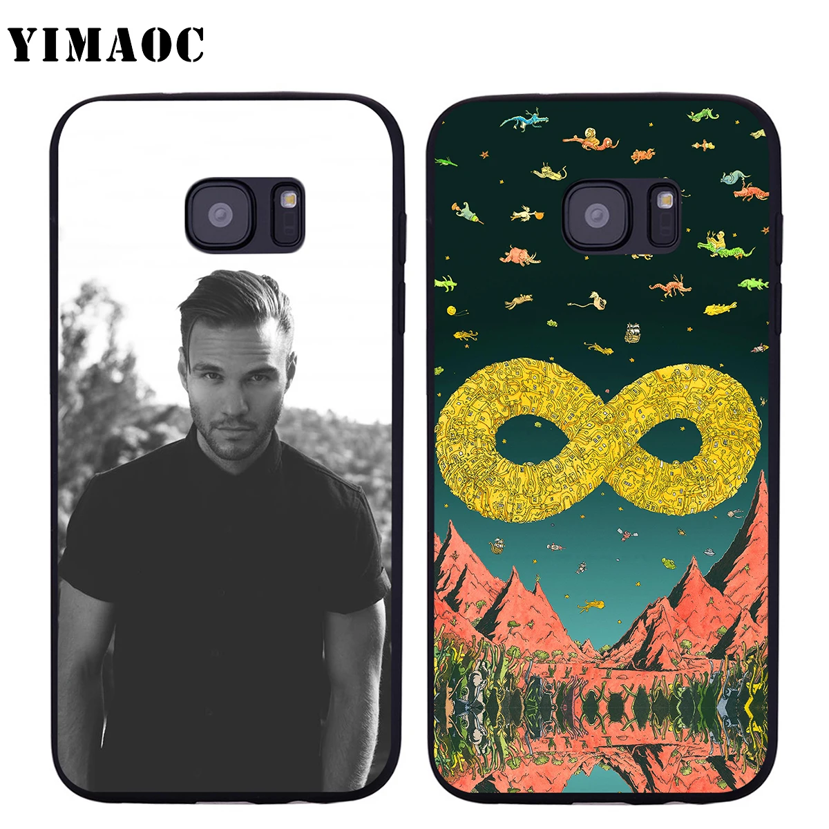Мягкий силиконовый чехол YIMAOC для Samsung Galaxy S6 S7 Edge S8 S9 Plus A3 A5 A6 Note 8 9|Бамперы| |