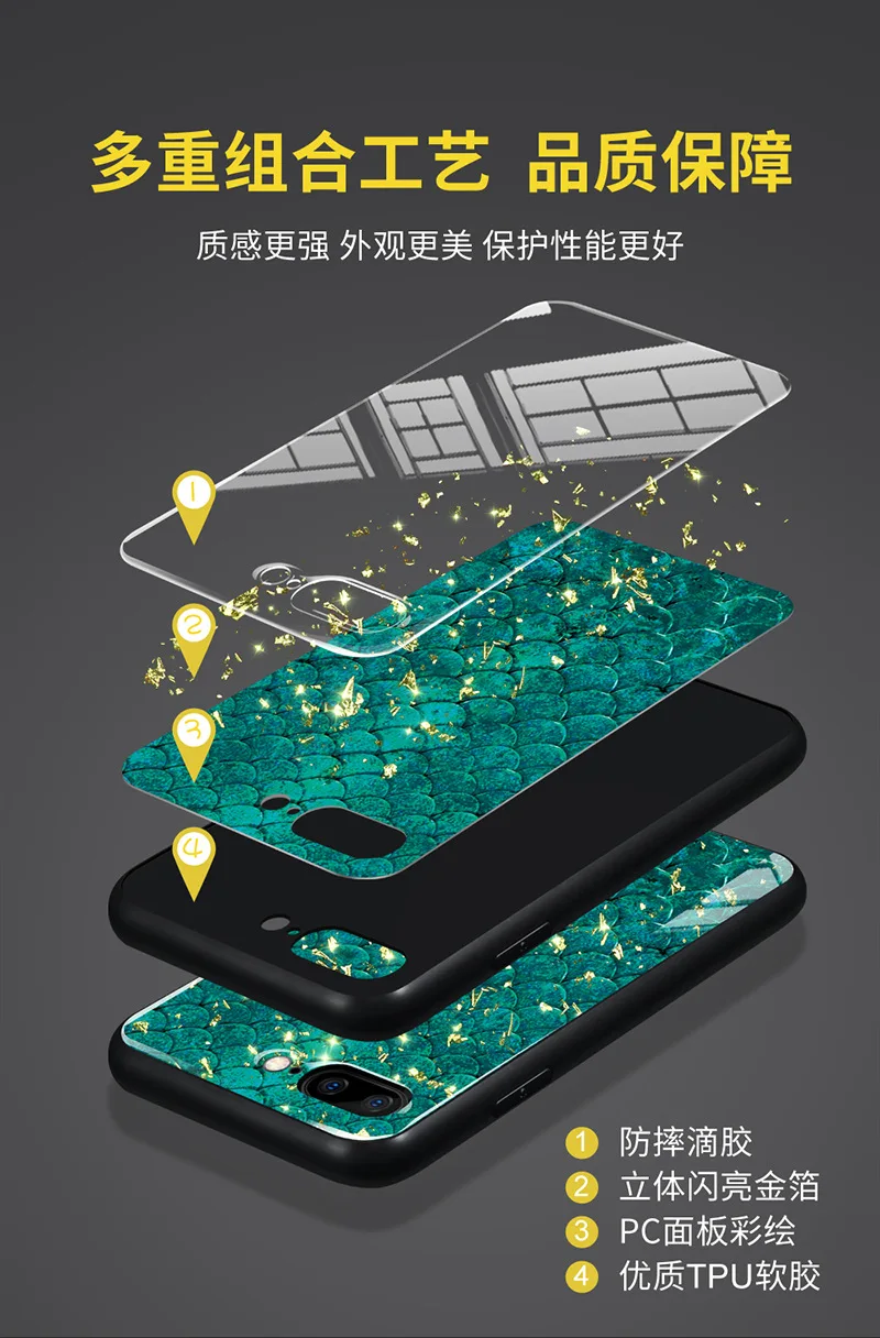 Горный хрусталь золотой фольги мягкий силиконовый закаленное Стекло задняя крышка телефона чехол для Meizu 16-й X 15 Pro7 плюс Примечание 9 8 S5 E 2 3 для девочек