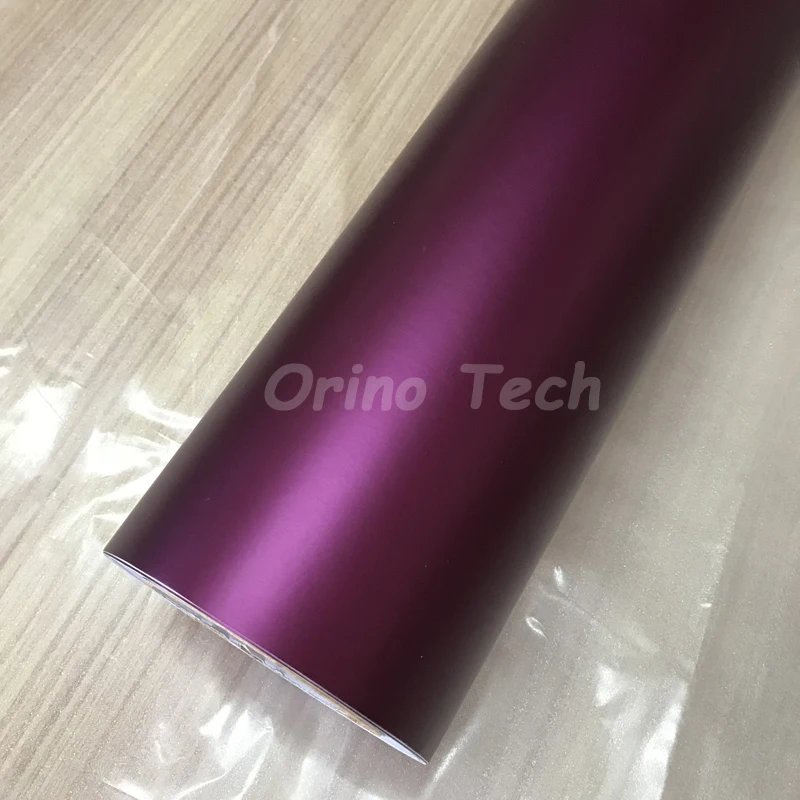 Deep Purple Satin Metallic Vinyl Film Wrap-2