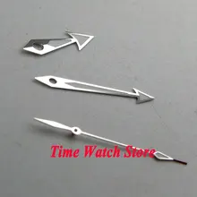 Серебряные часы, светящиеся вручную, подходят для MIYOTA 8215 8205 821A Mingzhu 2813 3804, автоматический механизм H53