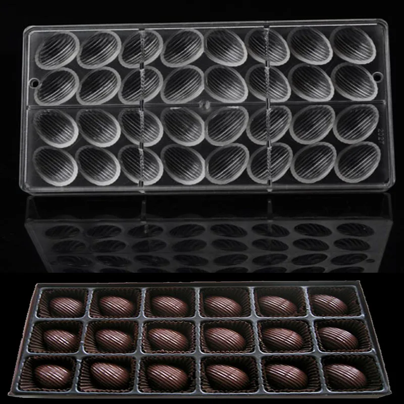 32 Cavities egg mould chocolate 2018 new design polycarbonate chocolate