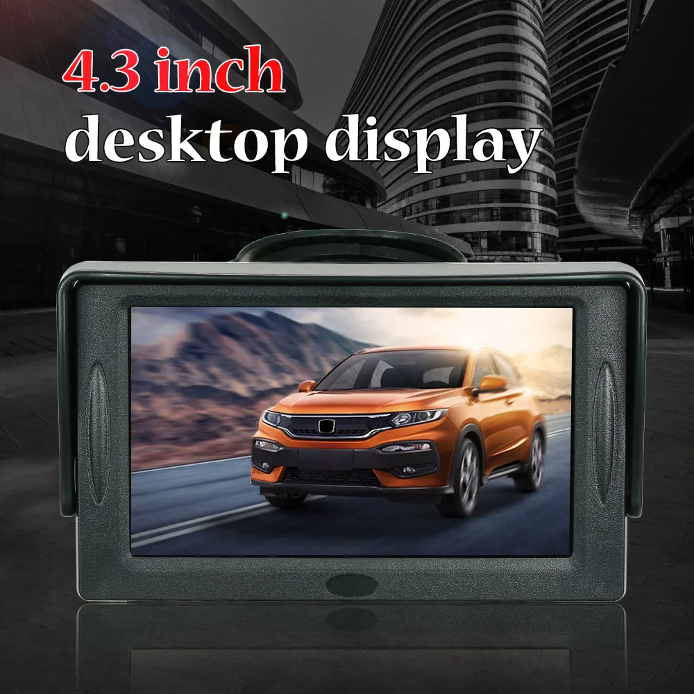 4.3 Inch TFT Display Sun Visor Car LCD Monitor Dashboard Screen Parking