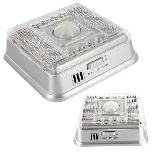 Auto 8 LED Light PIR Sensor Motion Detector Wireless ...