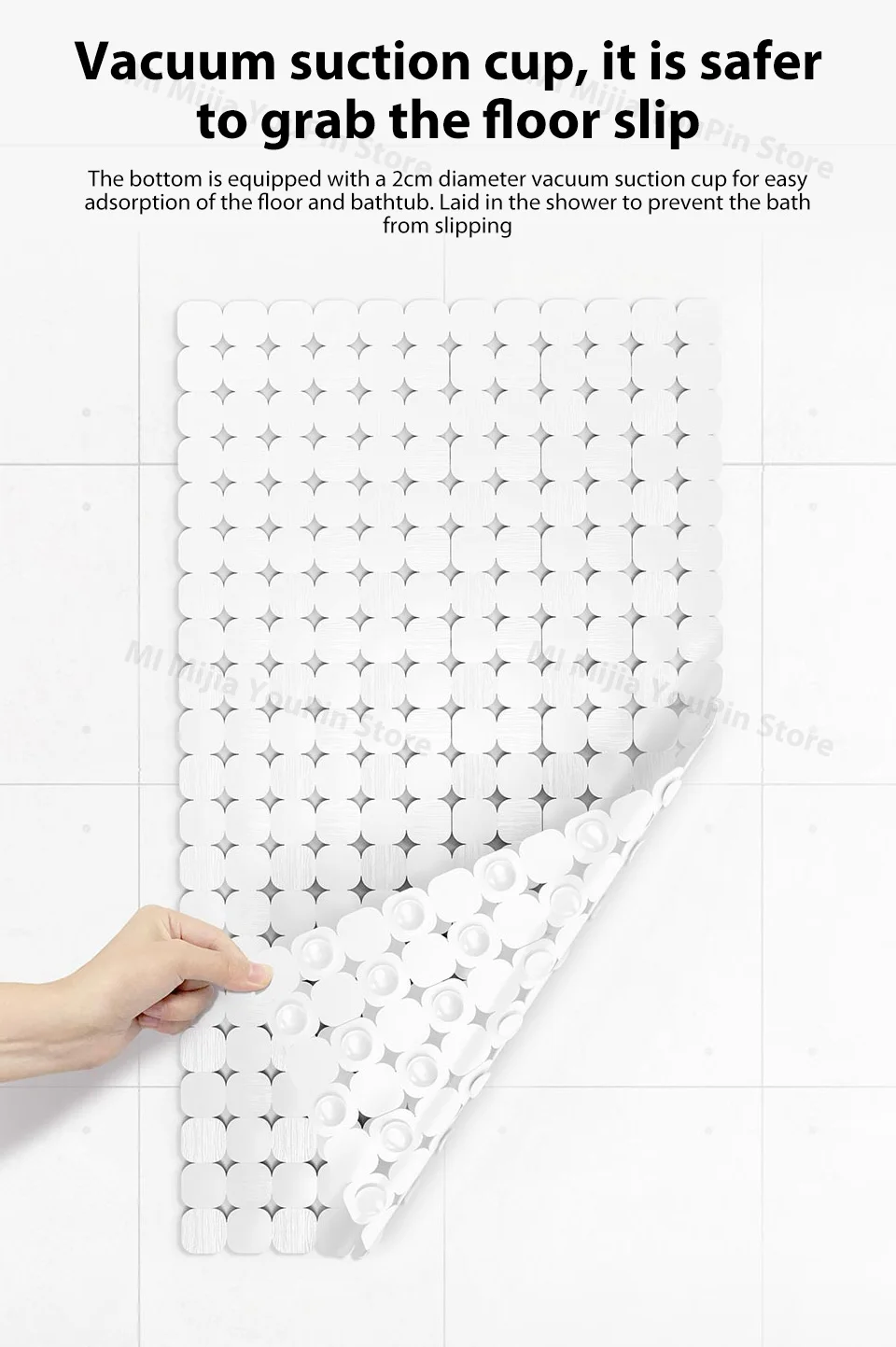 Xiaomi Mijia Qualitell, нескользящий коврик для ванной комнаты, ковер для дома, кухни, коврики для туалета, коврик для ванной