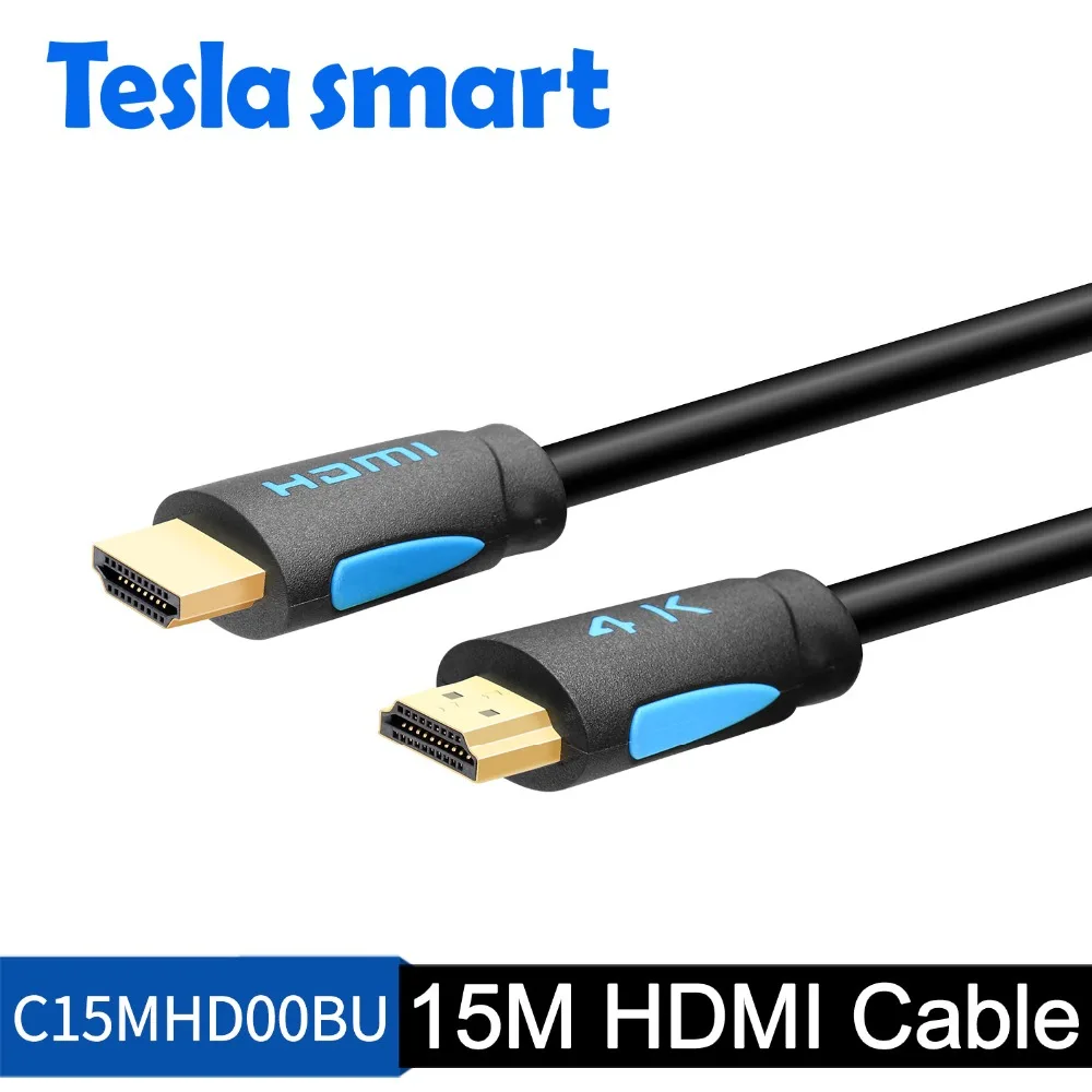 Тесла smart кабель HDMI 1080P @ 60 Гц HDMI к HDMI кабель 15 м Кабель HDMI адаптер 3D для xbox360 ЖК-дисплей PS3 PS4 проектор компьютер