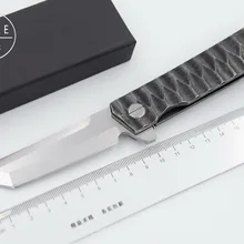 JUFULE Kwaiken шариковых подшипников Флиппер складной тактика выживания Танто D2 лезвие Танто Открытый EDC карманные инструменты ужин кухонный нож