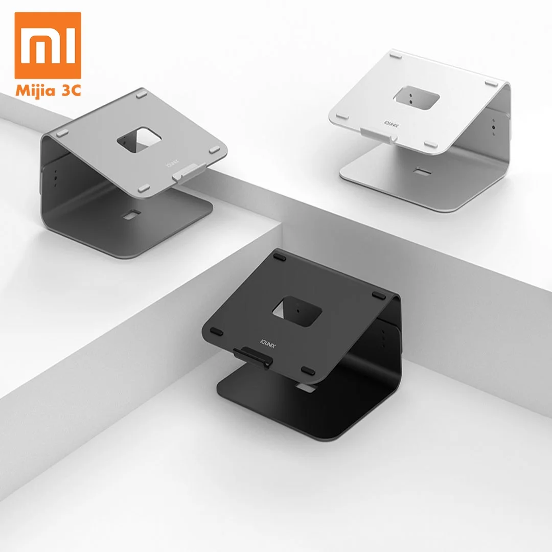 Xiaomi Mijia E-Stand настольная подставка для ноутбука держатель кронштейн для планшета регулируемое Алюминиевое Крепление алюминиевый сплав охлаждающая подставка для ноутбука