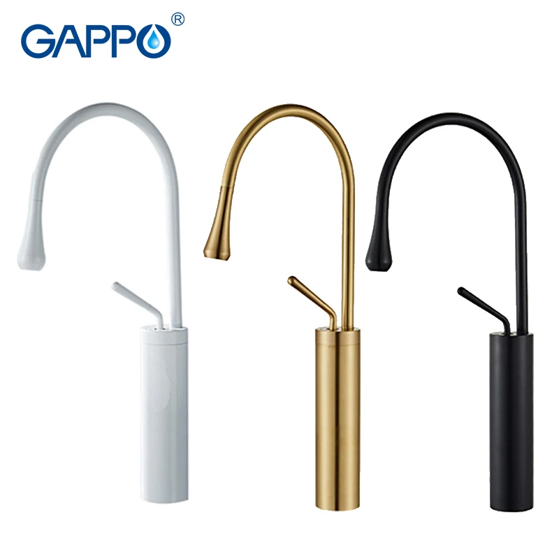 

GAPPO gold BASIN faucets basin Black bathroom faucet for mixer tall taps waterfall mixer single hole sink faucet torneira