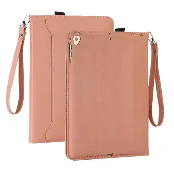 

For iPad Air3 2019 Leather Case Handheld Strap Tablet Case Flip Business Stand Wallet Card Smart Cover for Apple iPad Pro 10.5
