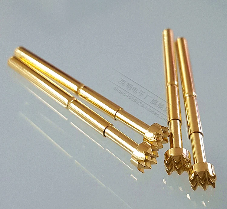 PA156 H Gold plated Plum Blossom Probe 4MM Gold Nine claw Test Needle 2