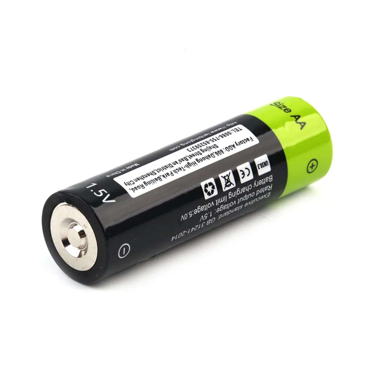 ZNTER 1,5 V AA Аккумуляторная батарея 1250mAh литий-полимерная аккумуляторная батарея микро usb зарядка 1,5 v батареи