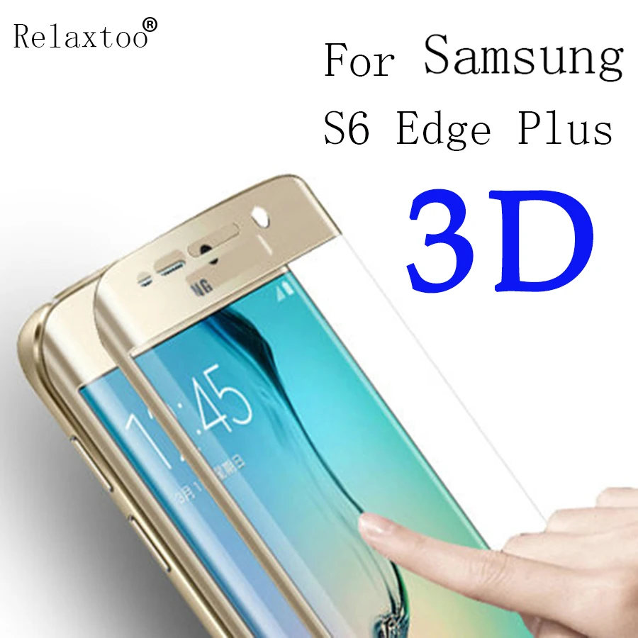 3D полное покрытие для Samsung Galaxy S6 Edge Plus Защитное стекло экрана телефона закаленное