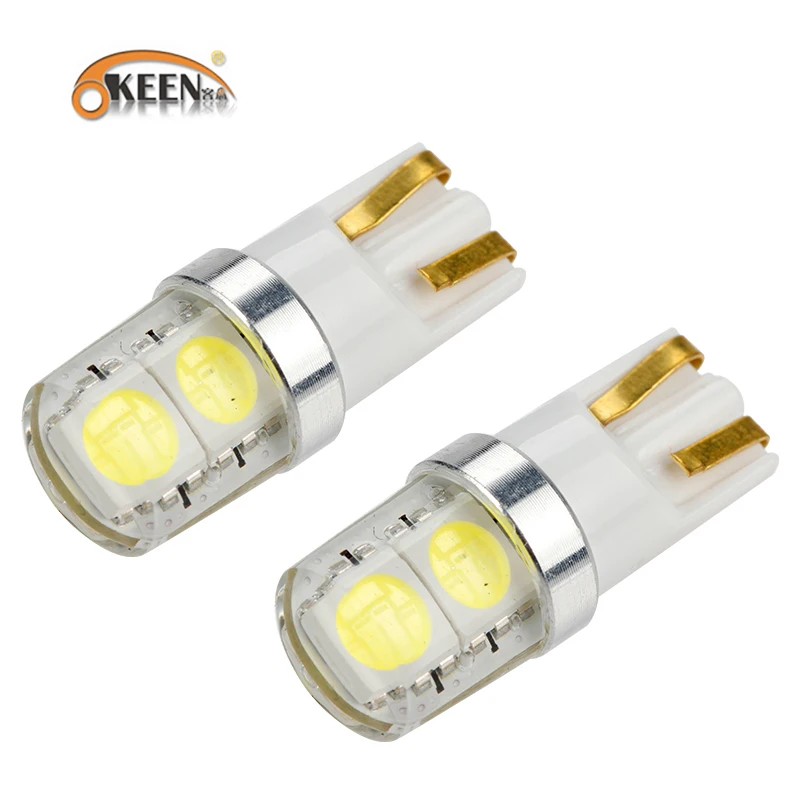Автомобисветодиодный светодиодные лампы OKEEN T10 5050 4SMD лм W5W 2 шт.|Сигнальная лампа| |