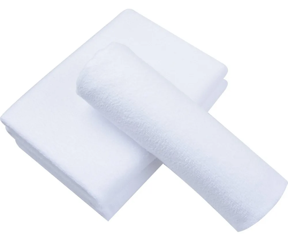 Sinland полотенца из микрофибры для сушки волос, полотенца для рук, салонные сушильные полотенца для тренажерного зала, ультратолстые полотенца для спа-отелей, дома, 50 шт