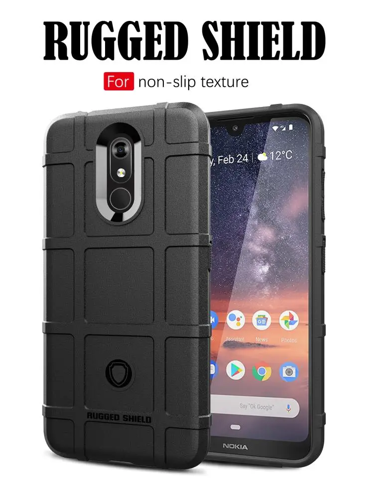 Для Nokia 3 2/X71 роскошный удобный мягкий Силиконовый ТПУ резиновый противоударный