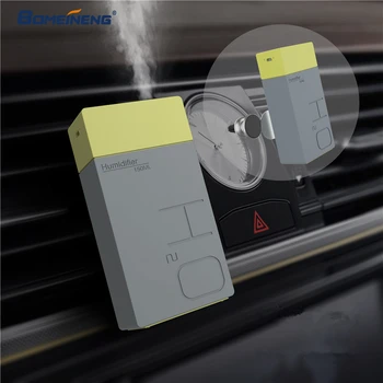 

BOMEINENG 150ML Rechargeable USB Air Humidifier Essential Oil Diffuser Aroma Car Humidifier Ultrasonic Mist Maker for Magnet