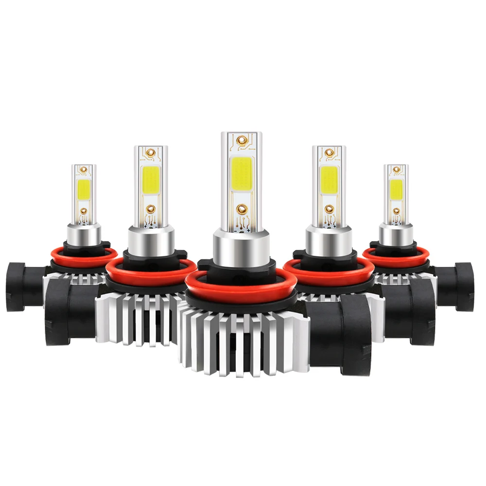 Светодиодные лампы H11 6000 лм белые 9005 k CANBUS H8 H7 9006 9012|Передние LED-фары для авто| |