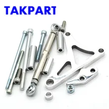 TAKPART для SB Ford 289 302 347 заготовка полированный алюминиевый кронштейн генератора комплект маленький блок