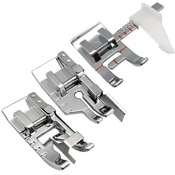 

Sewing Machine Presser Foot Set-1/4 Inch Quilting Foot/Adjustable Guide Sewing Presser Foot/Edge Joining Stitch In The Dit