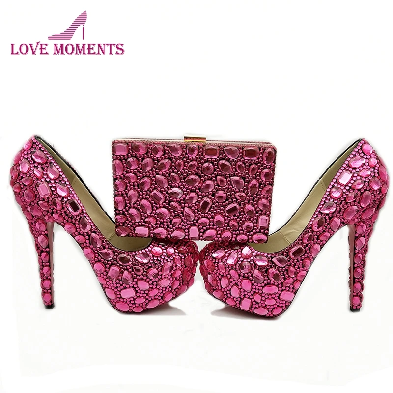 fuchsia heel shoes