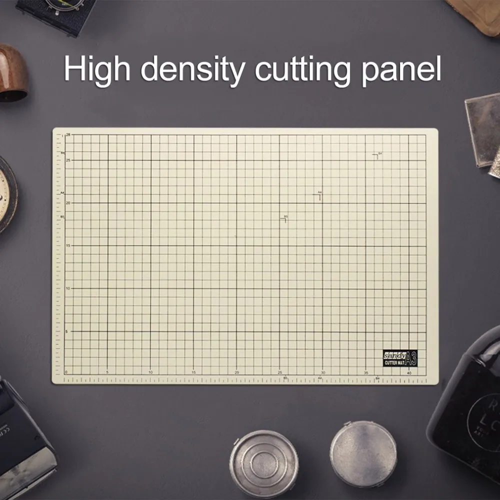 

Double Side A3 Cutting Mat Self Healing Craft Cutting Pad Cushion Plate Tool 45x30cm Sewing Cutting Board PVC Rectangle