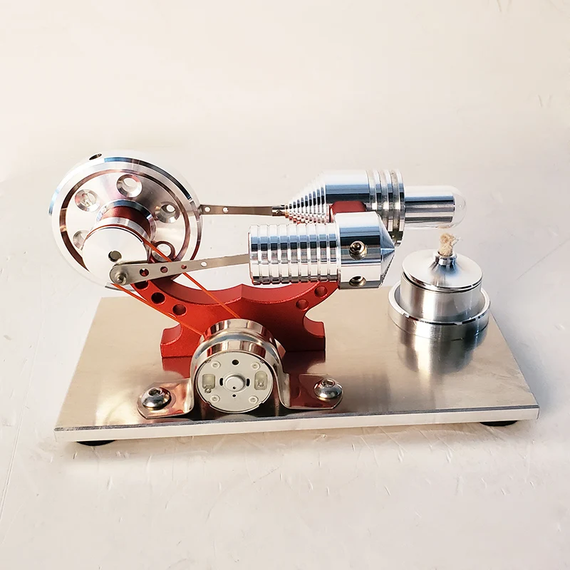 Modelo de Motor a Vapor Presente de Aniversário Stirling Motor Gerador Micro Hobby 8 Kits de modelo de construção