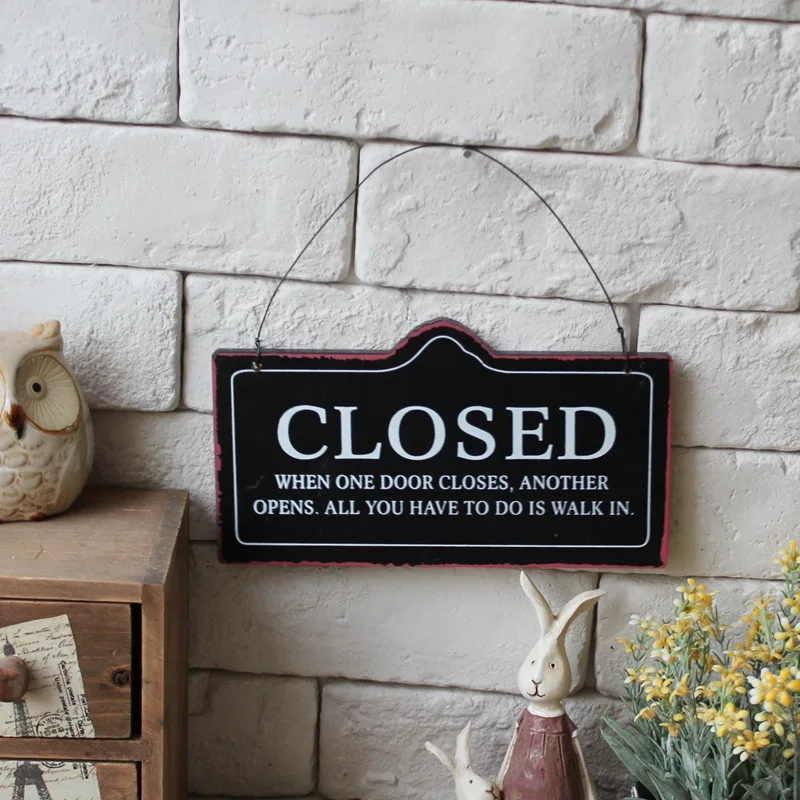 store close sign
