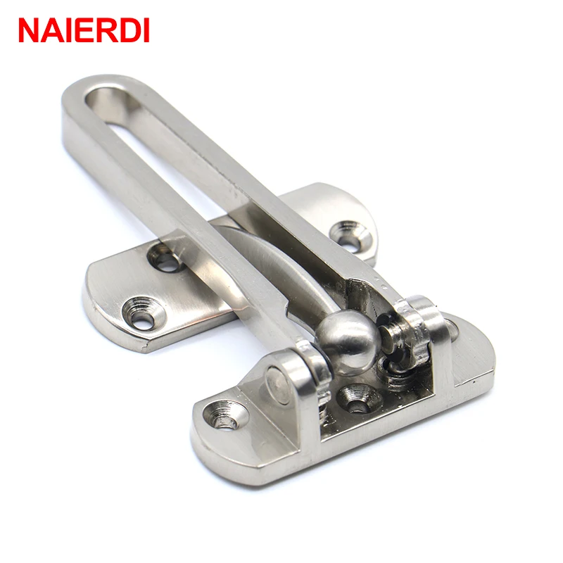 NAIERDI 5122 Zinc Alloy Hasp Latch Lock Door Chain Anti theft Clasp
