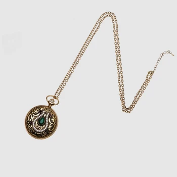 

Amorita boutique Retro pocket watch pendant necklaces