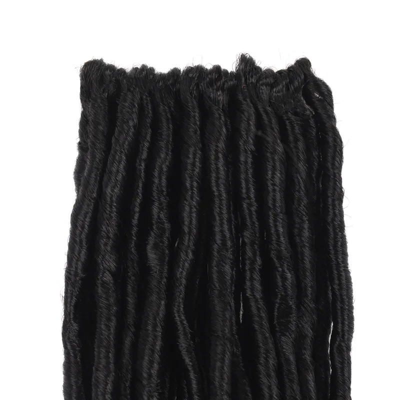 MapofBeauty 18 синтетически накладные искусственные локоны в стиле Crochet оплетка 20 термостойкие черный плетение волос для черная, женская, для волос для наращивания