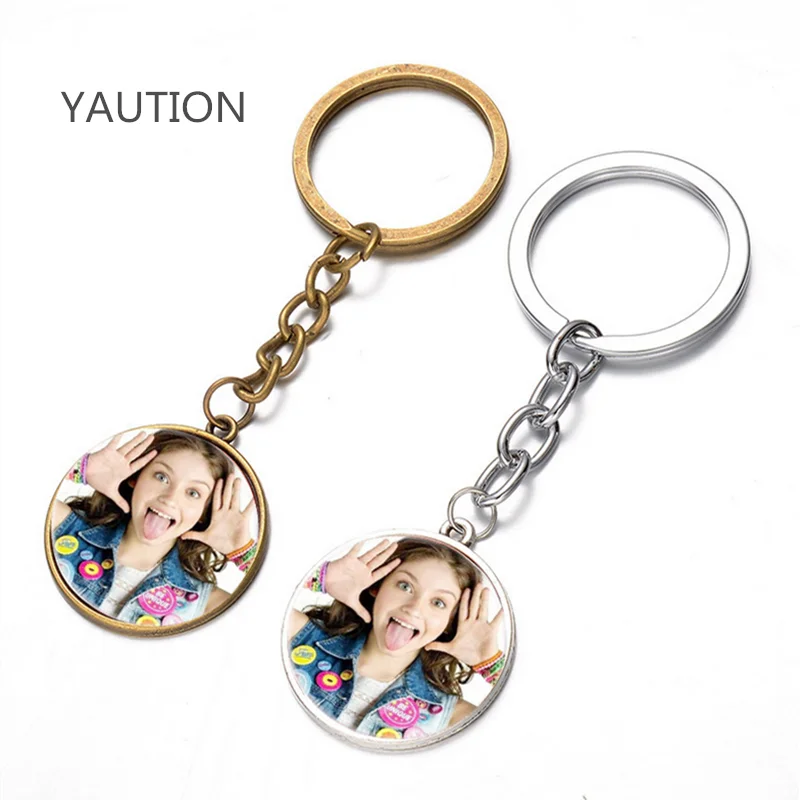 

Style Super Pop Singer Soy Luna Silver Antique Bronze Peandant keychain Cute Cartoon keychain Gift For Children