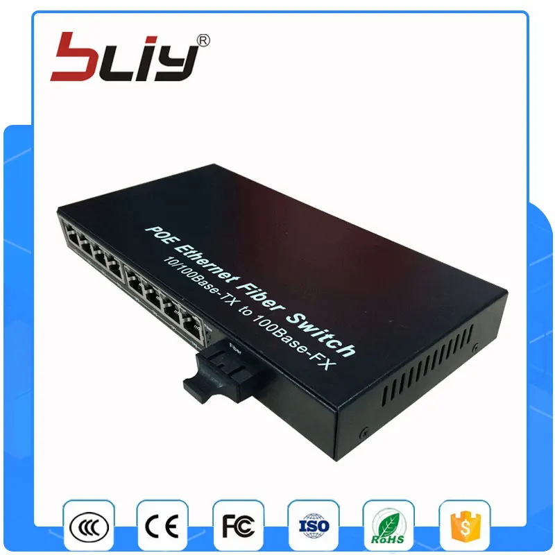 

9 port poe switch with 8 poe port 10/100M Fast ethernet switch power for wireless AP