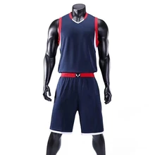 Дышащие мужские баскетбольные майки с отворотами, баскетбольные формы, без надписей, тренировочные майки, костюмы на заказ