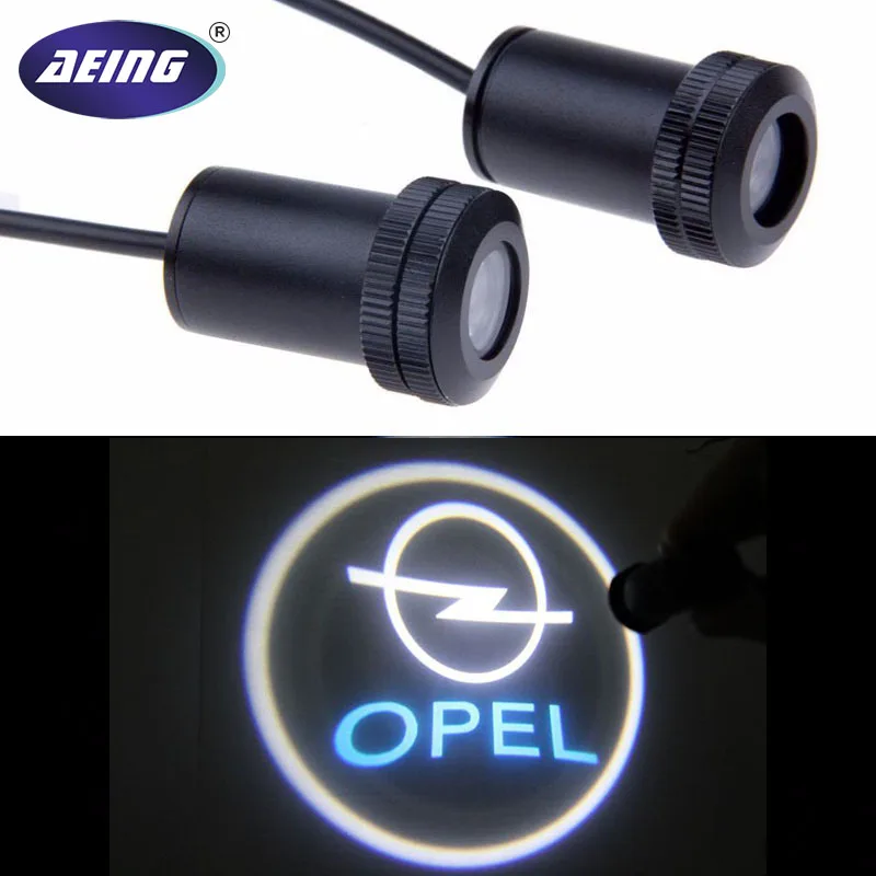

AEING 2XCar LED Car Door Welcome Laser Projector Ghost Shadow Light Lamp OPC Logo For Opel Astra/Insignia/Corsa/Mokka/Vectra