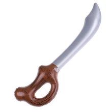 Горячие надувные детские садовые игрушки детские игрушки пиратские мечи форма аниме надувные наружные игрушки мечи детские подарки 55 см